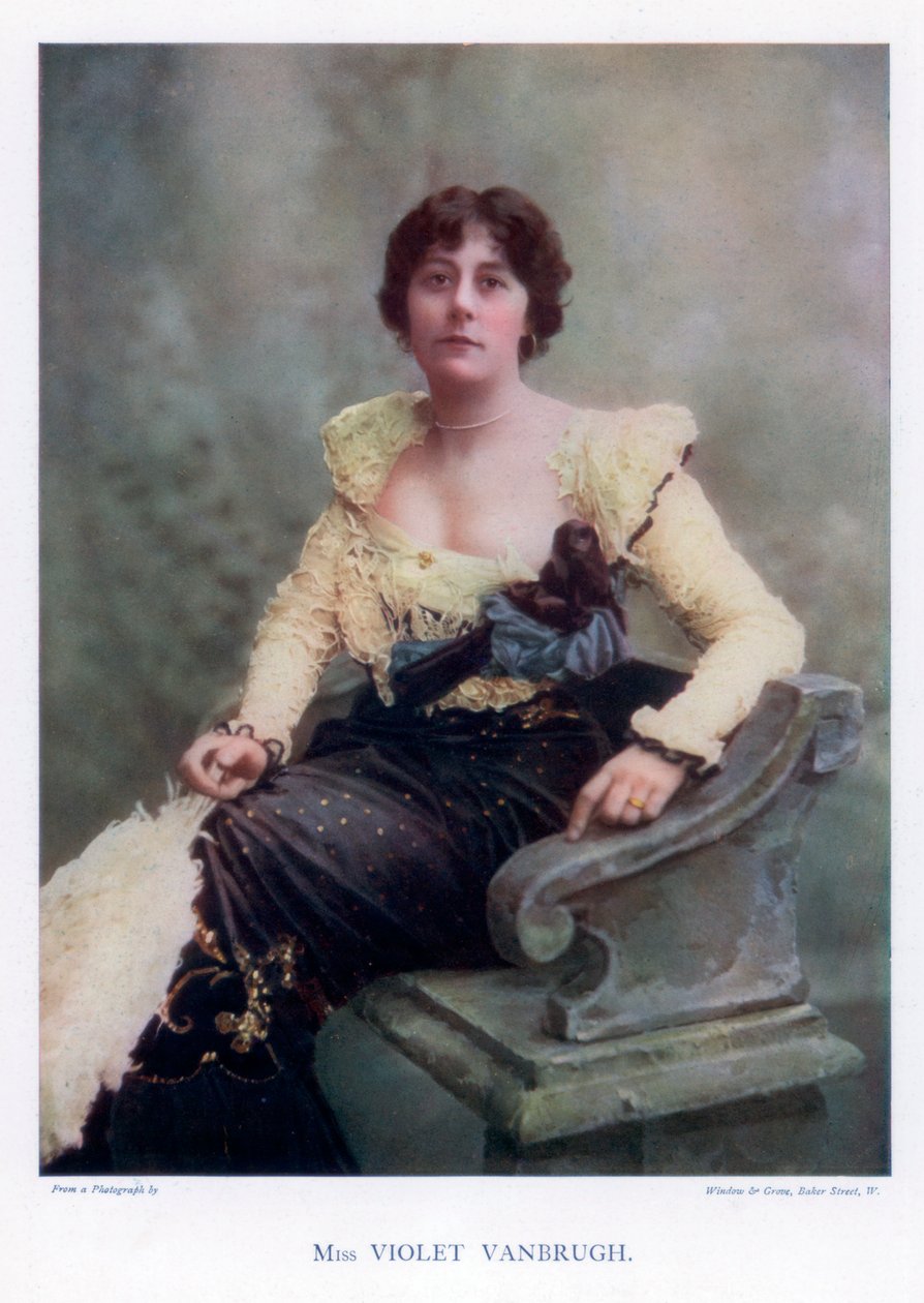 Violet Vanbrugh, englische Schauspielerin, 1901 von Window and Grove
