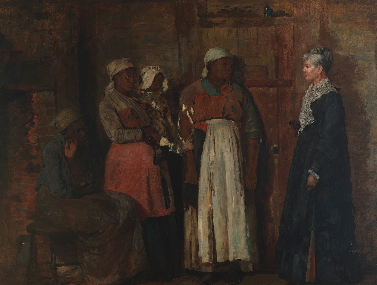 Ein Besuch der alten Herrin von Winslow Homer