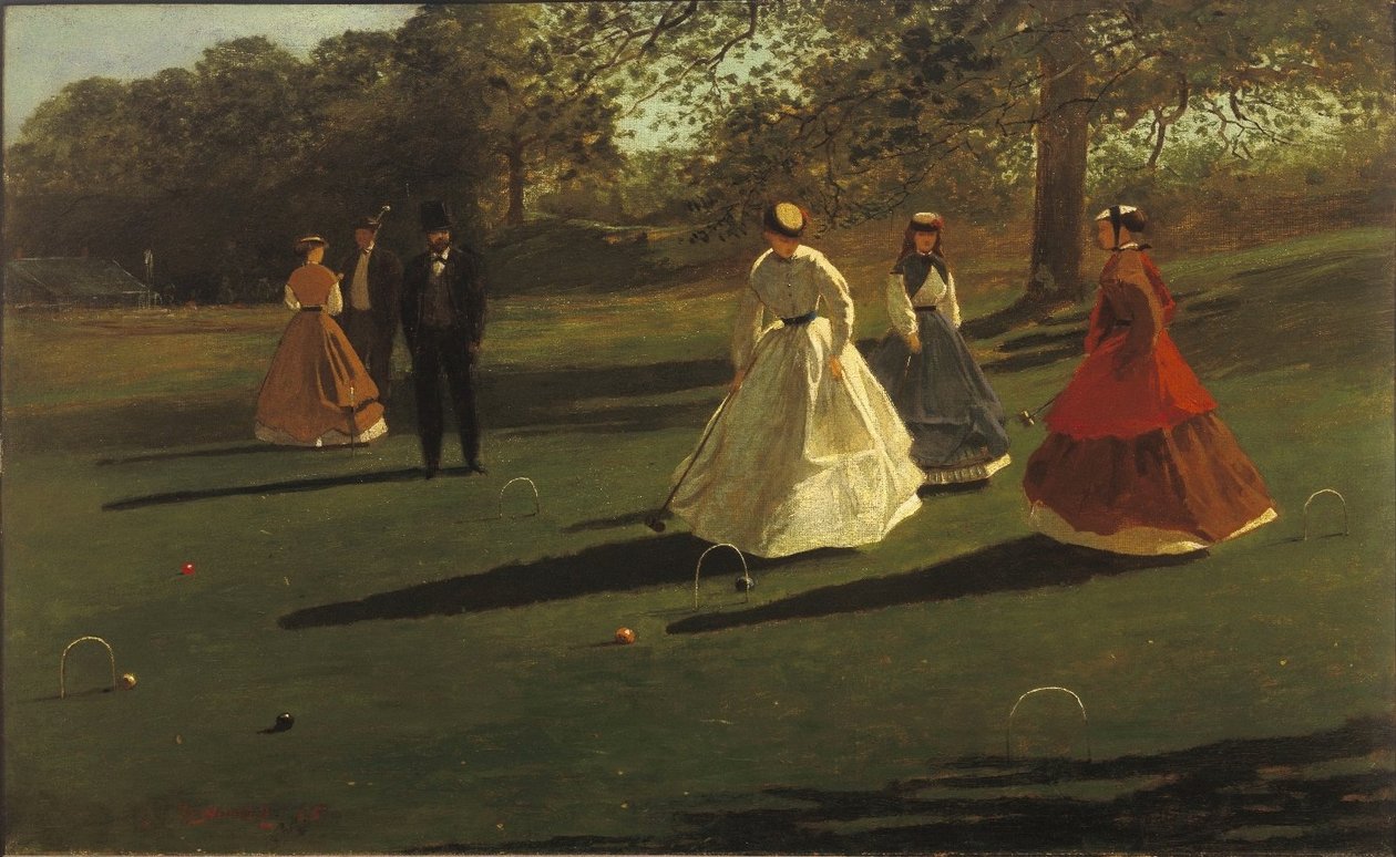 Krocketspieler von Winslow Homer