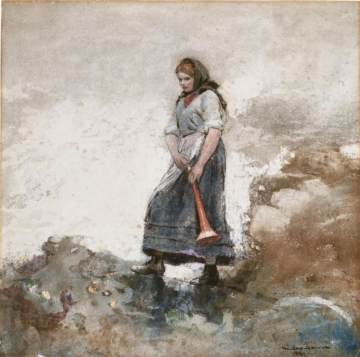 Tochter des Küstenwächters von Winslow Homer