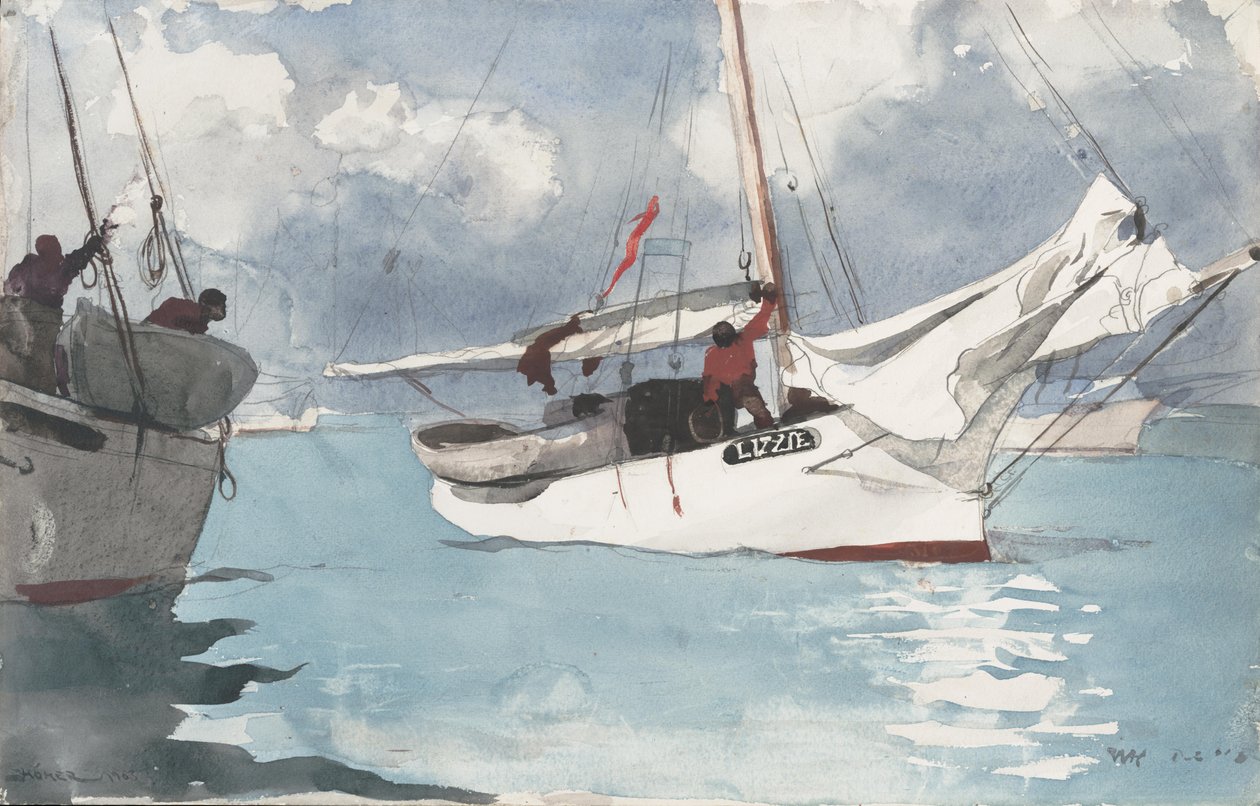 Fischerboote, Key West von Winslow Homer