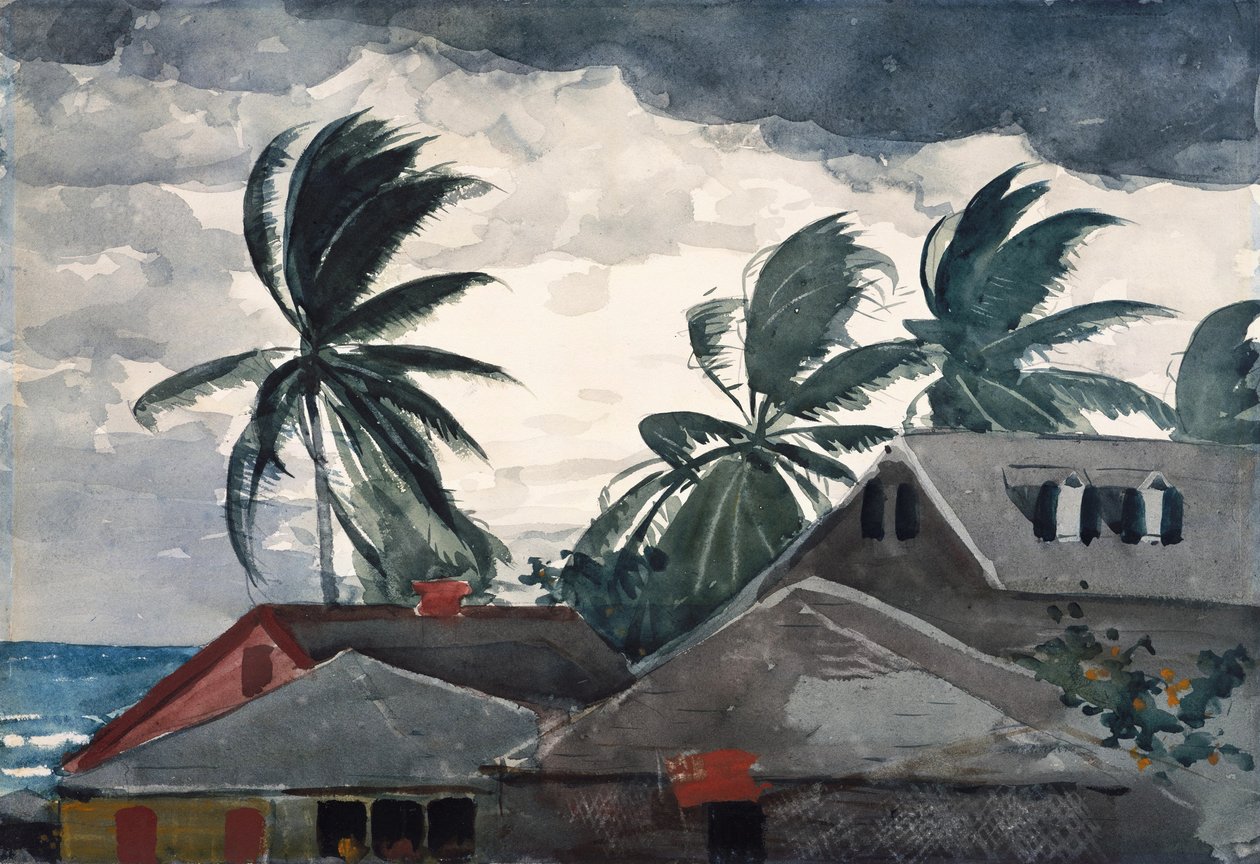Hurrikan, Bahamas von Winslow Homer