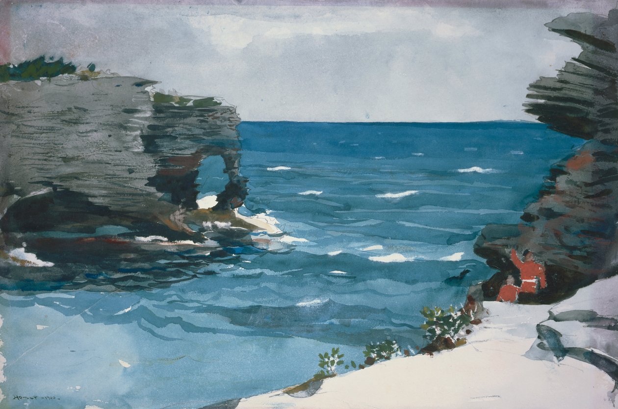 Felsige Küste, Bermuda von Winslow Homer