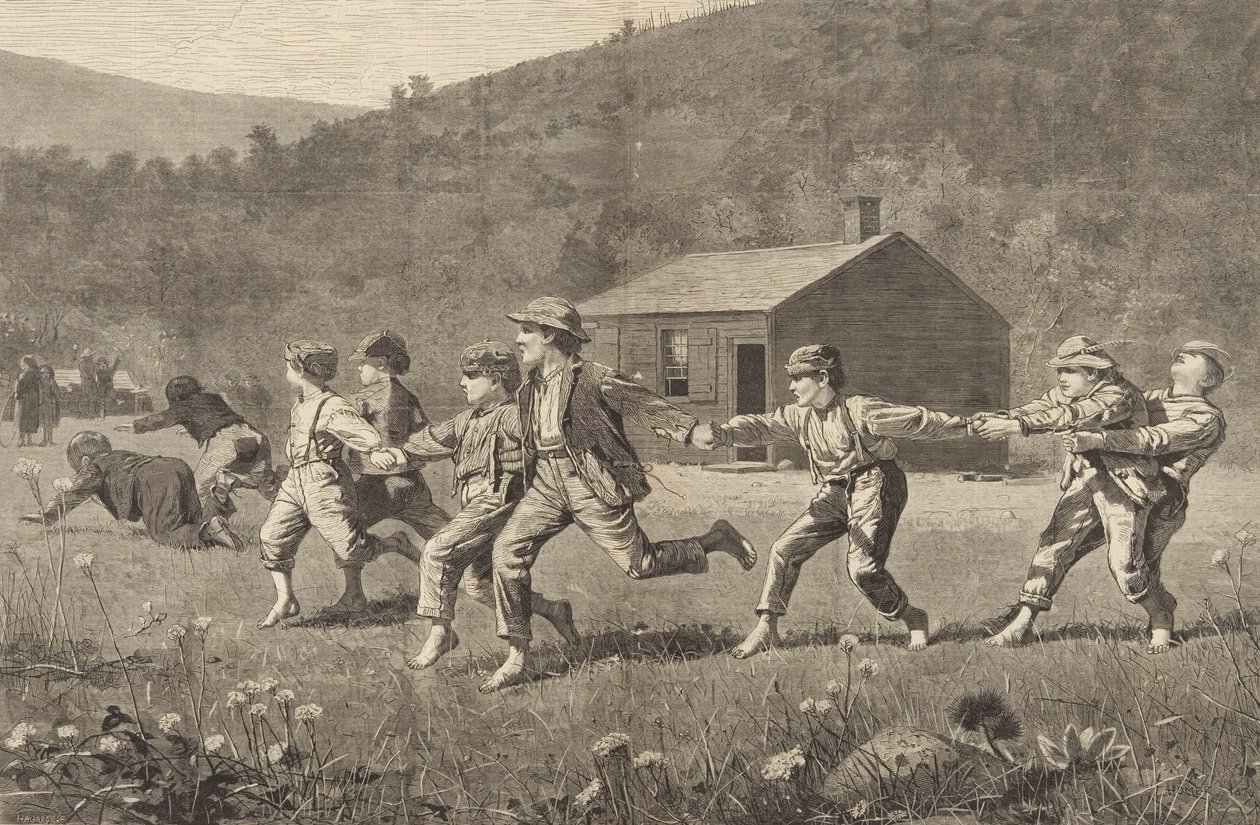 Fang die Peitsche, aus Harpers Weekly, 20. September 1873, S. 245-25 von Winslow Homer