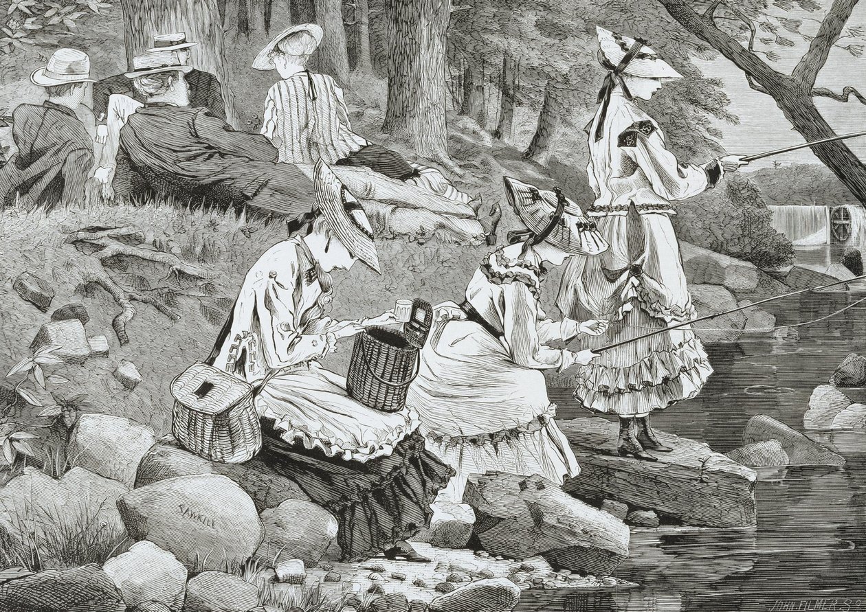 Die Angelparty von Winslow Homer
