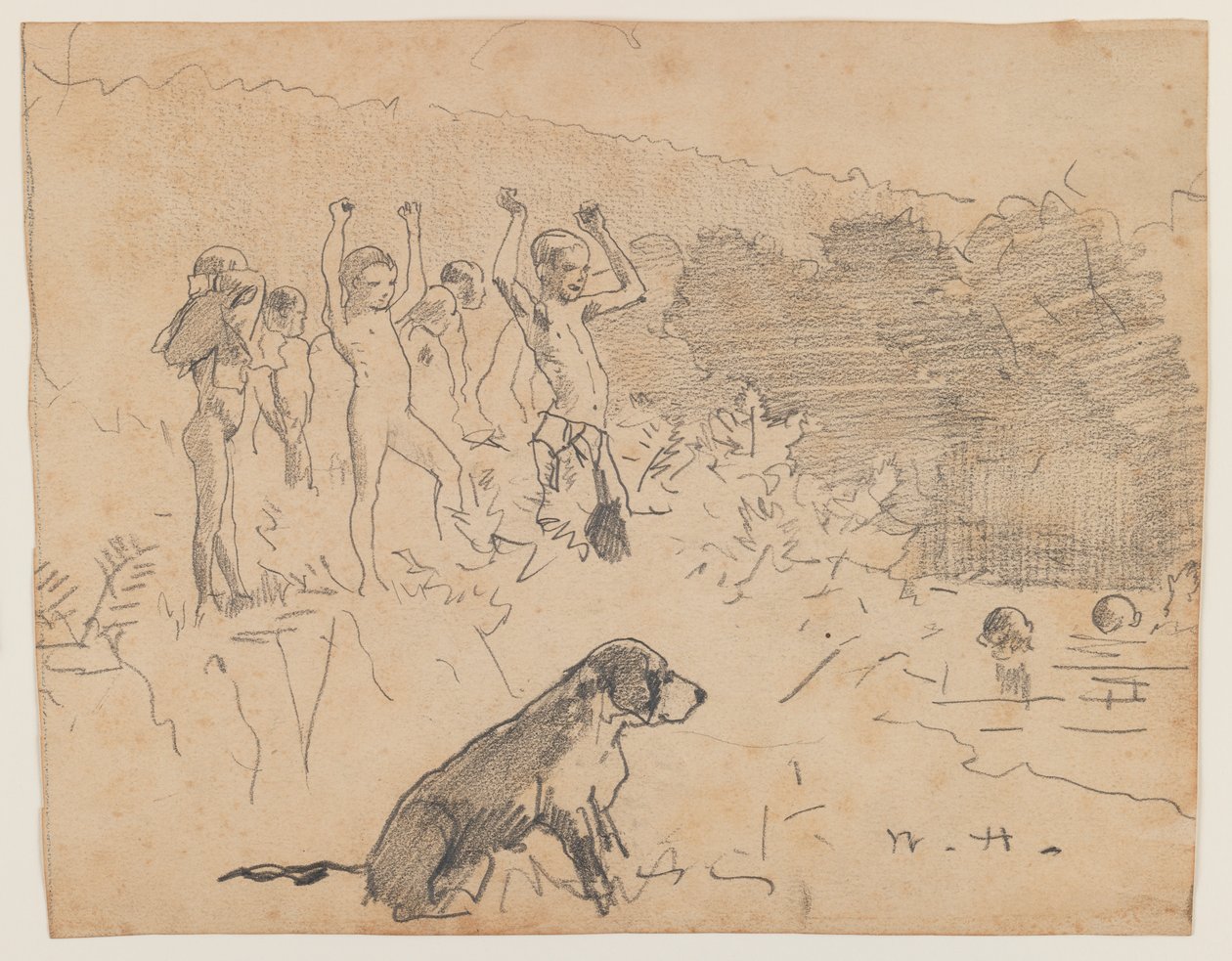 Das Schwimmloch von Winslow Homer