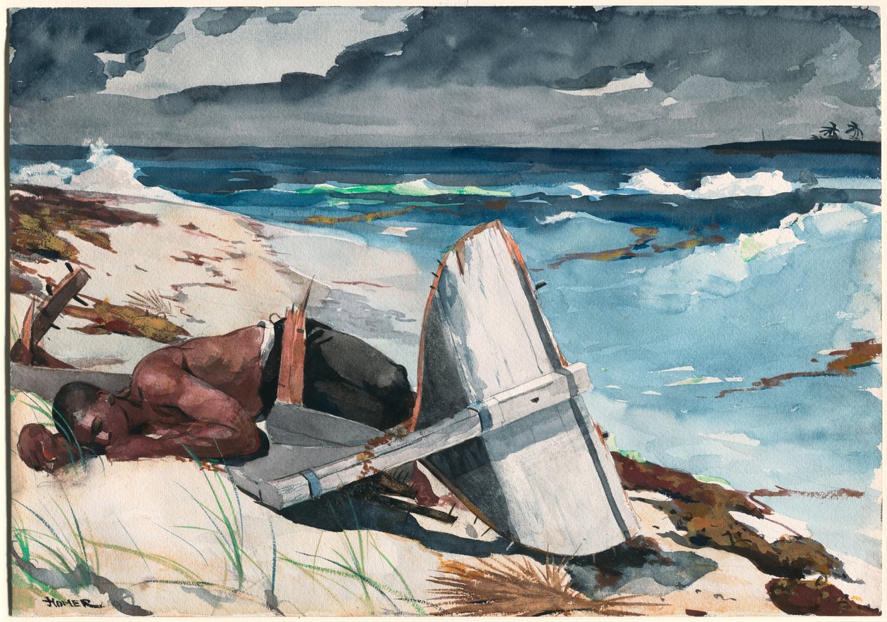 Nach dem Hurrikan, Bahamas von Winslow Homer