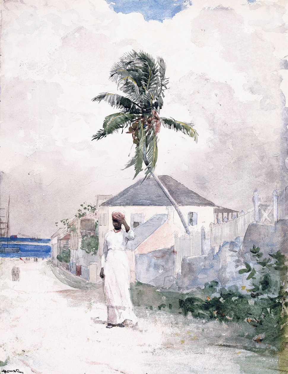 Entlang der Straße, die Bahamas von Winslow Homer