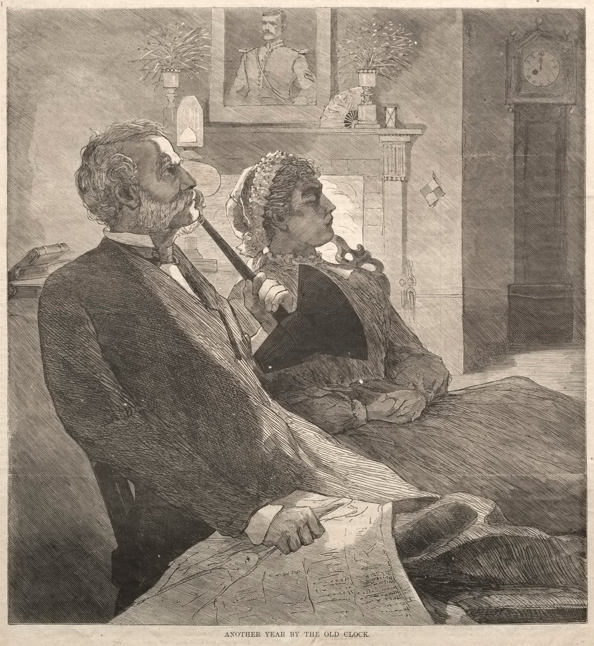 Ein weiteres Jahr bei der alten Uhr, 1870 von Winslow Homer