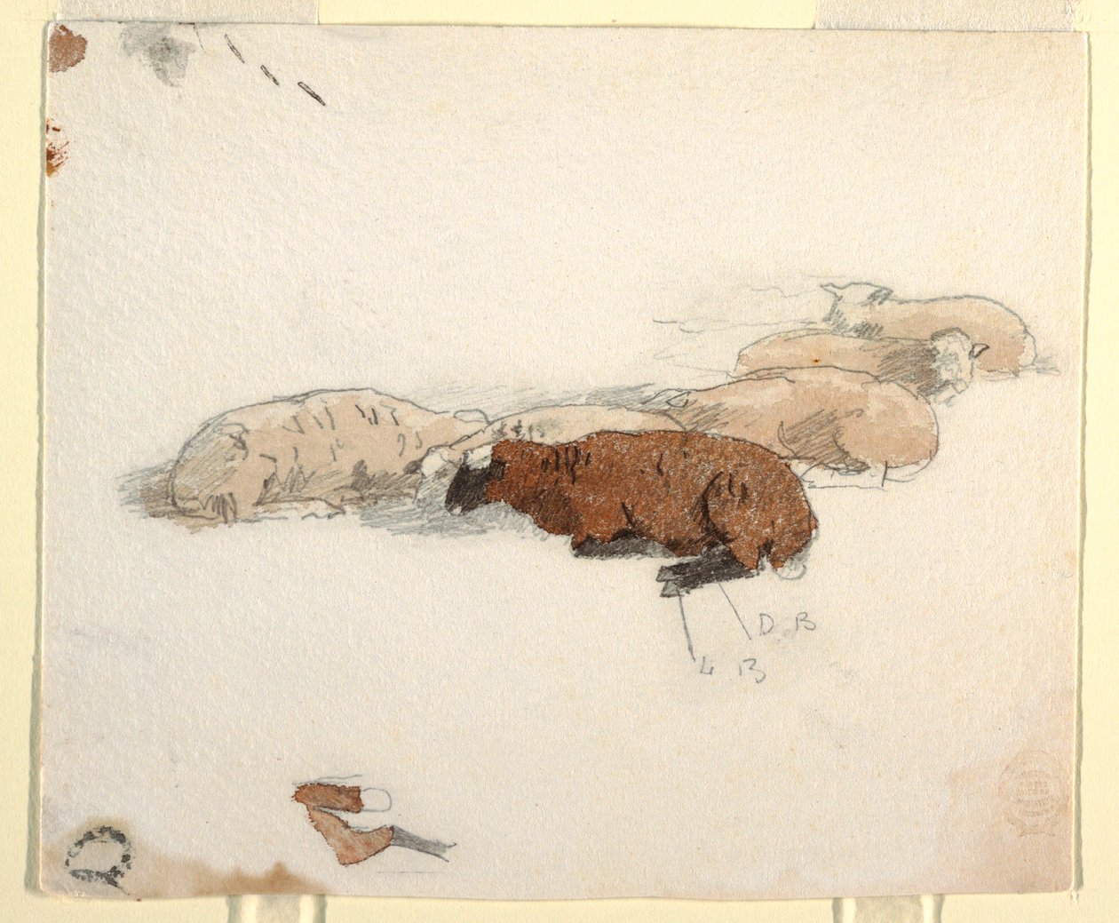 Schafe ruhend, 1878 von Winslow Homer