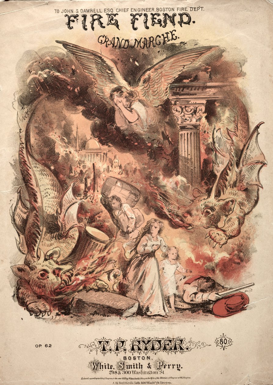 Fire Fiend - Notenblatt von Winslow Homer
