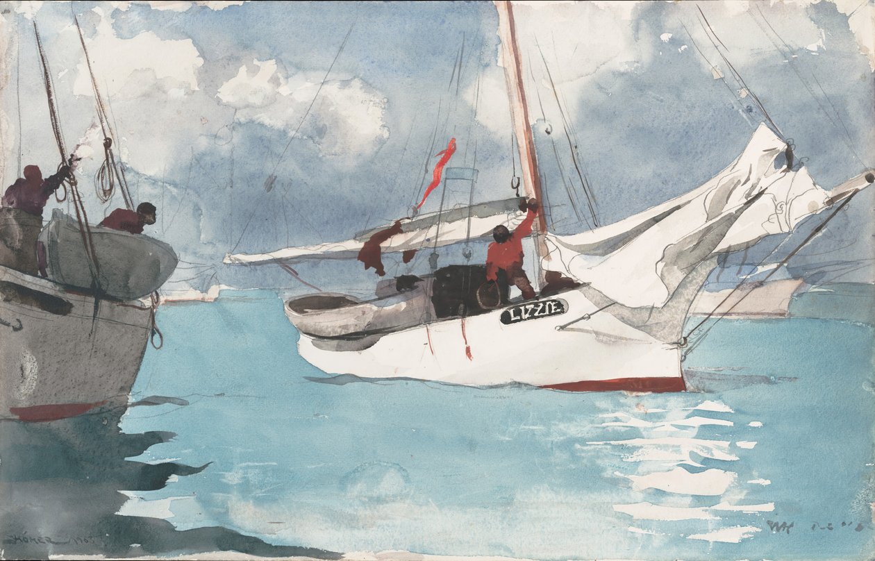 Fischerboote, Key West, 1903 von Winslow Homer