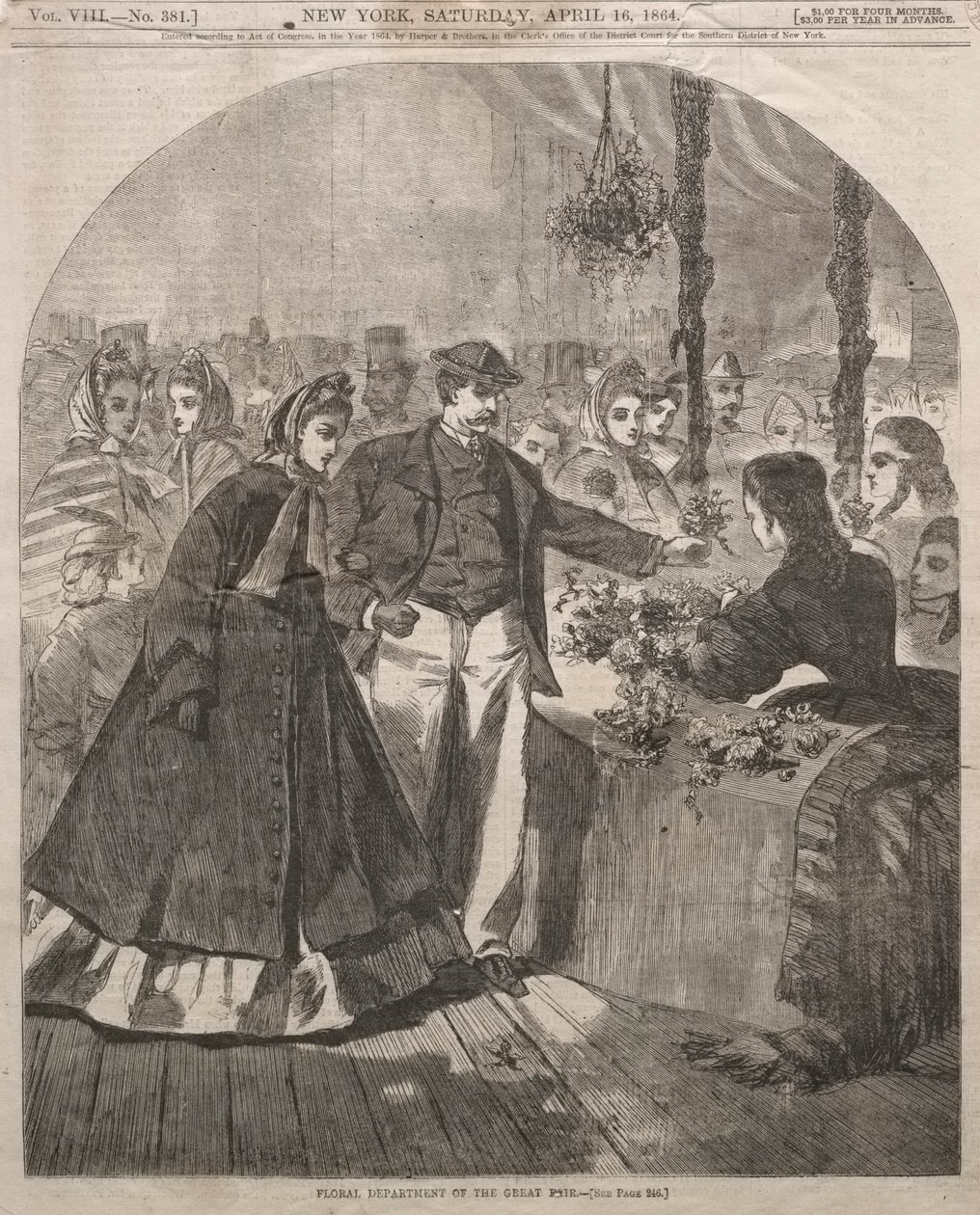 Blumenabteilung der Großen Messe von Winslow Homer