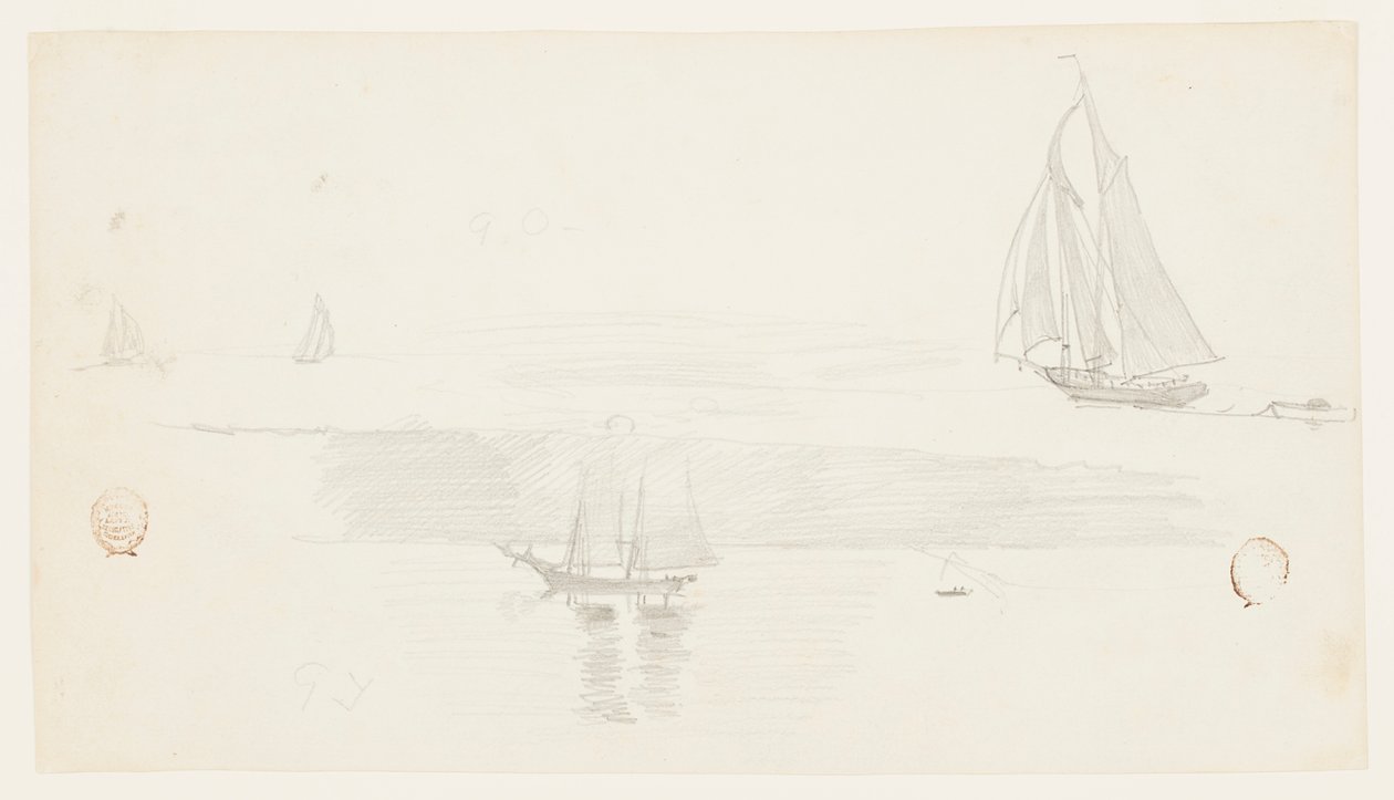 Vier Schoner von Winslow Homer
