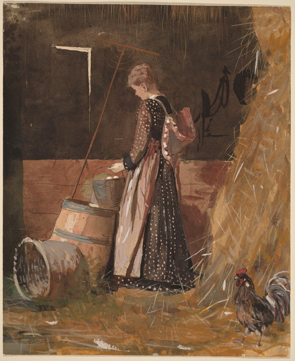 Frische Eier von Winslow Homer