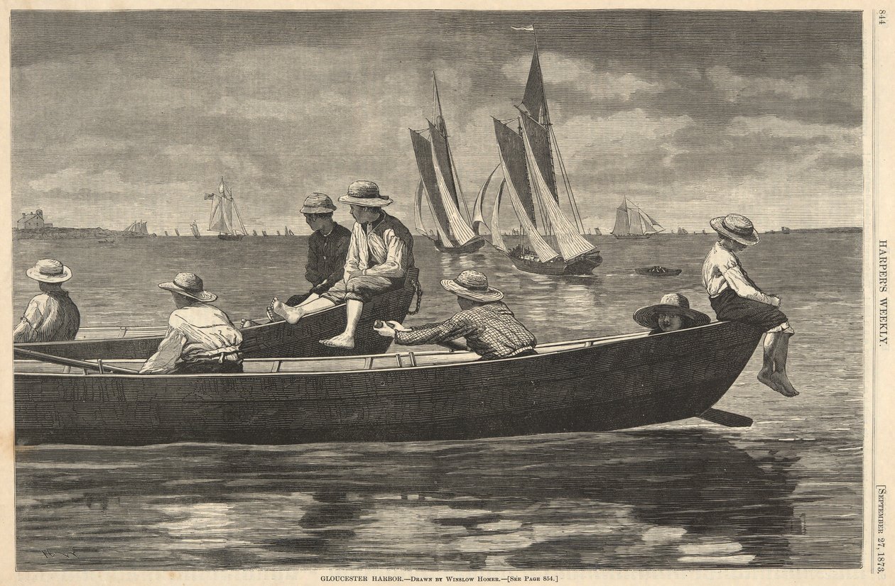 Gloucester Hafen, von Harper von Winslow Homer