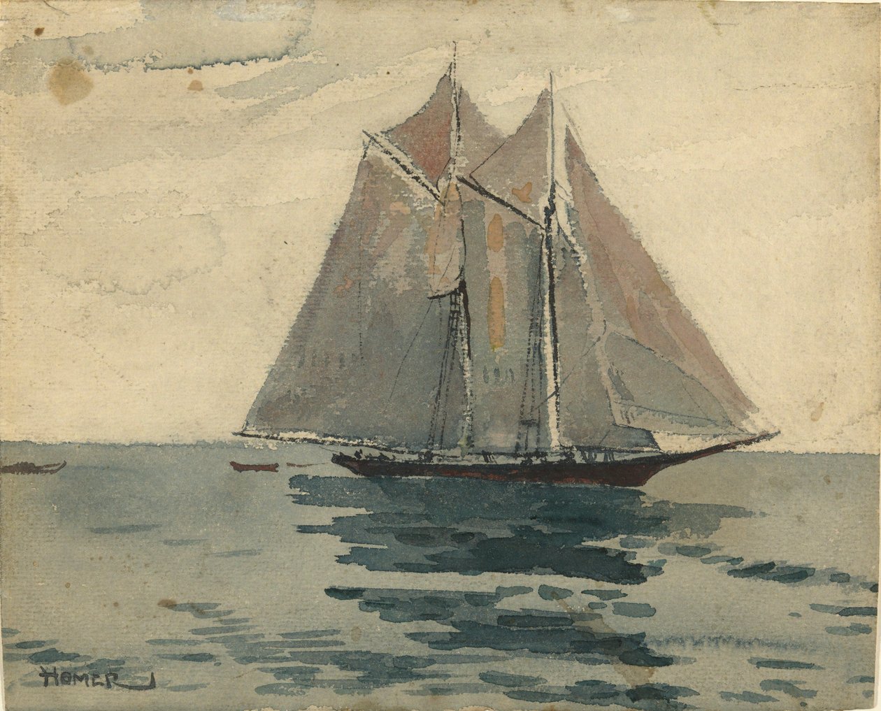 Gloucester Schoner von Winslow Homer