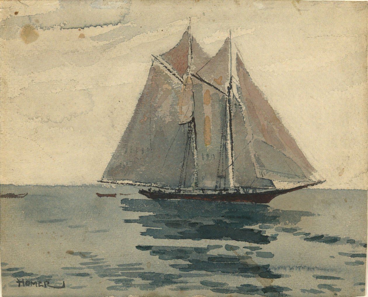 Gloucester Schoner von Winslow Homer