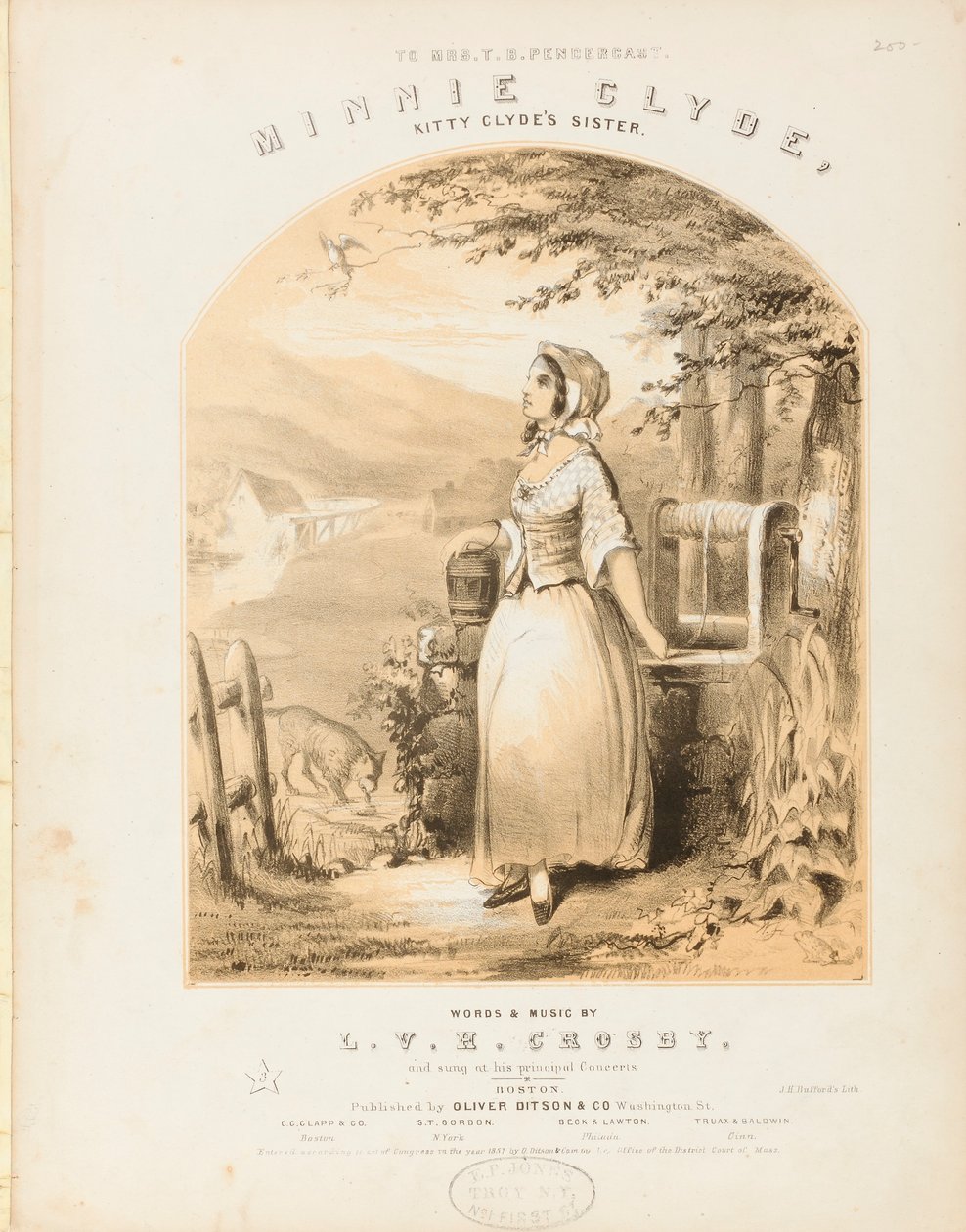Minnie Clyde, Kitty Clydes Schwester von Winslow Homer