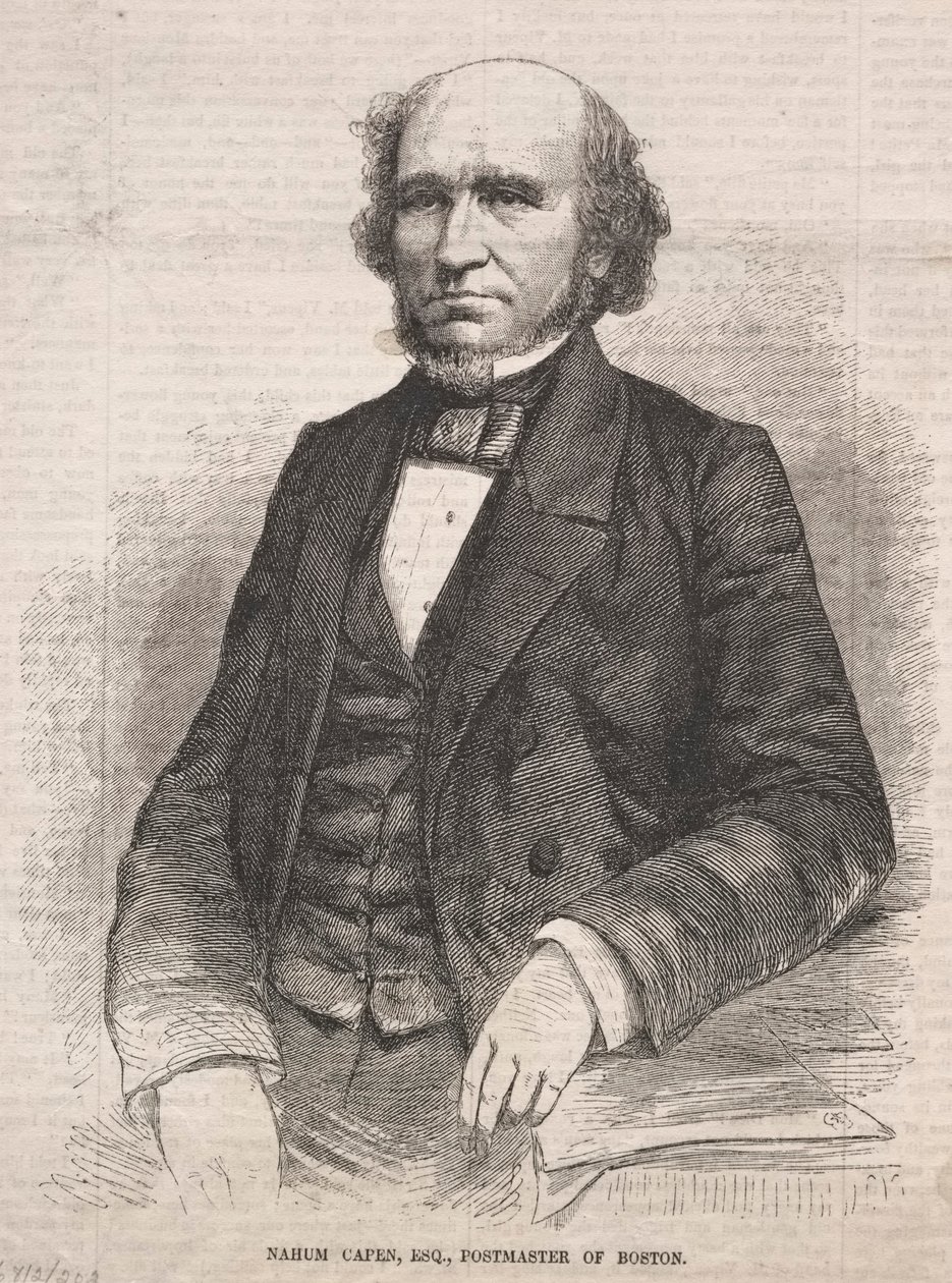 Nahum Capen, Esq., Postmeister von Boston von Winslow Homer