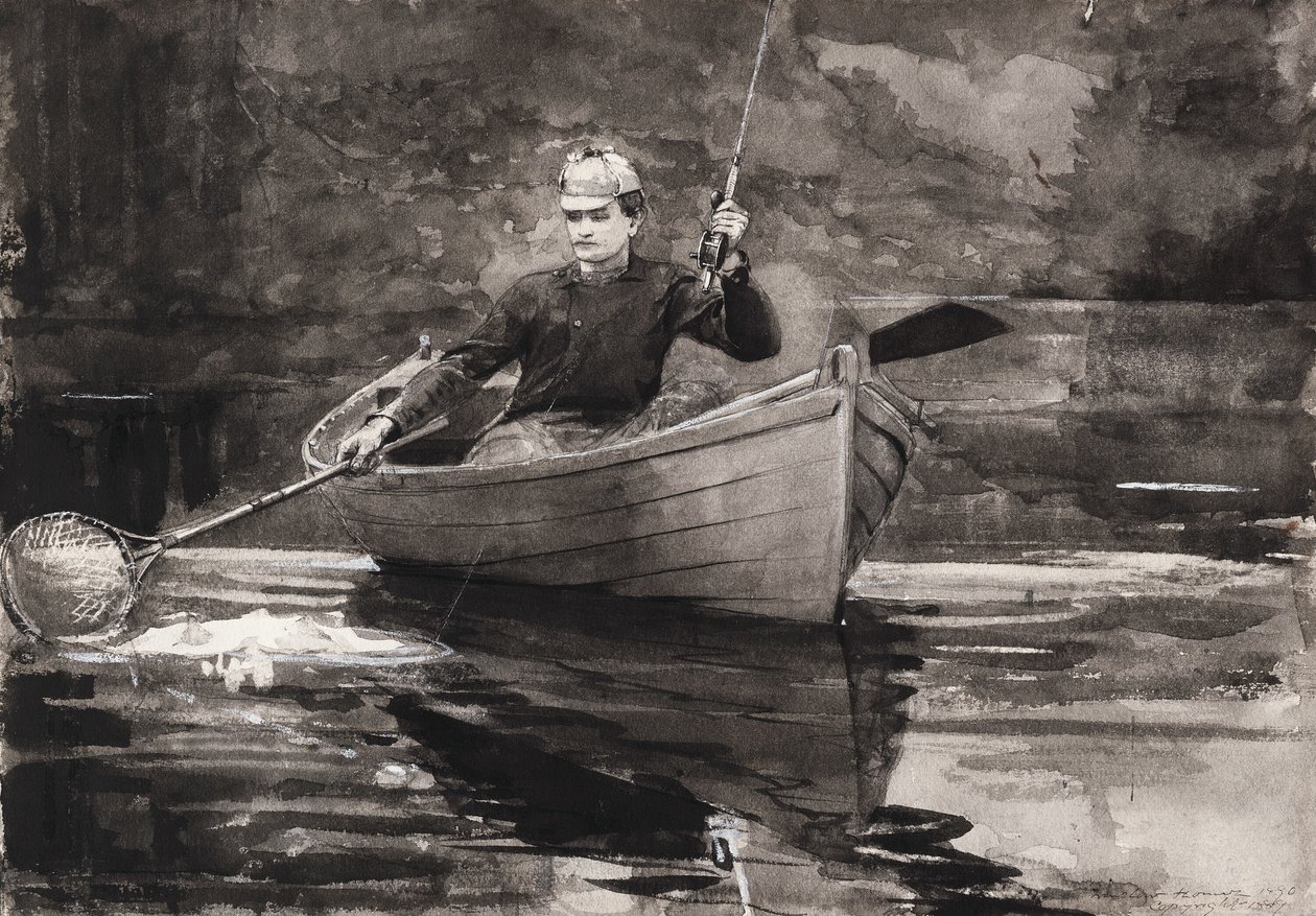 Fische fangen von Winslow Homer