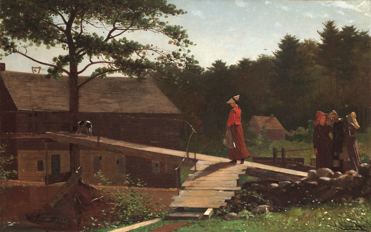 Alte Mühle (Die Morgenklingel) von Winslow Homer