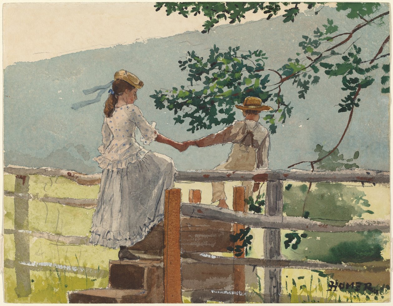 Auf dem Stil von Winslow Homer