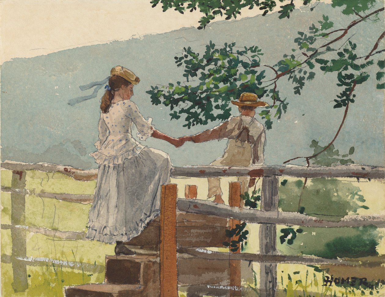 Auf dem Stil von Winslow Homer