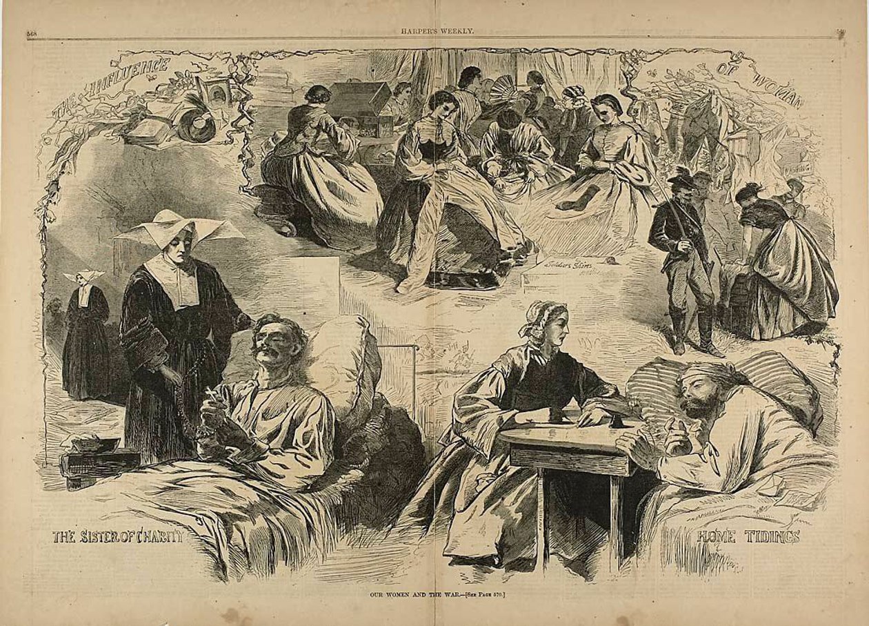 Unsere Frauen im Krieg von Winslow Homer