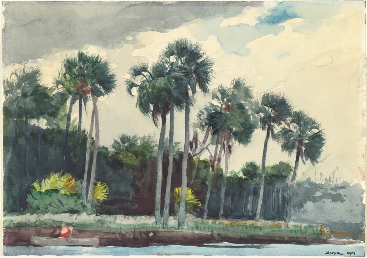 Rotes Hemd, Homosassa, Florida von Winslow Homer