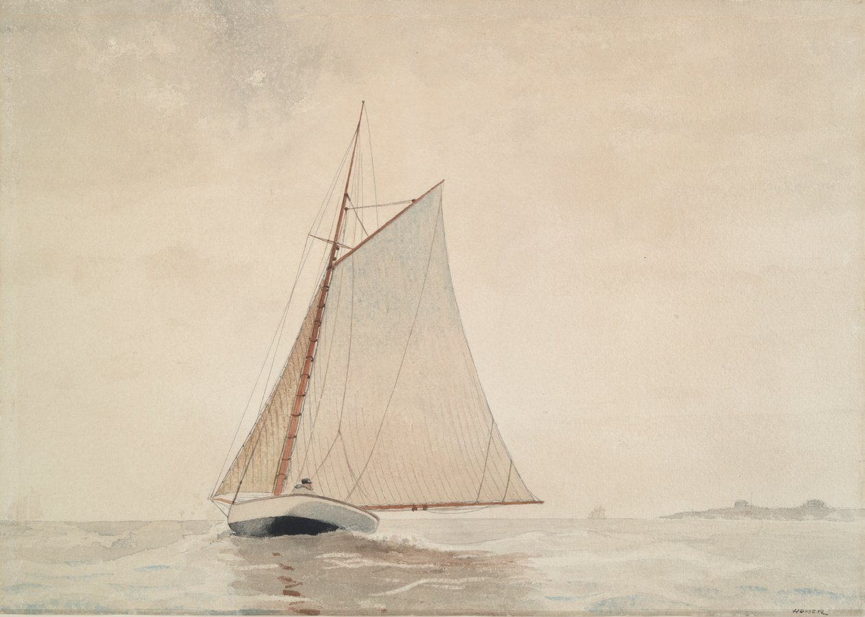Segeln vor Gloucester von Winslow Homer