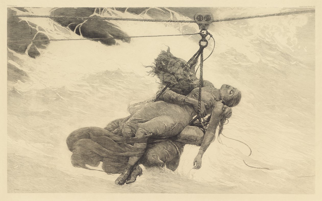 Gerettet, 1889 von Winslow Homer