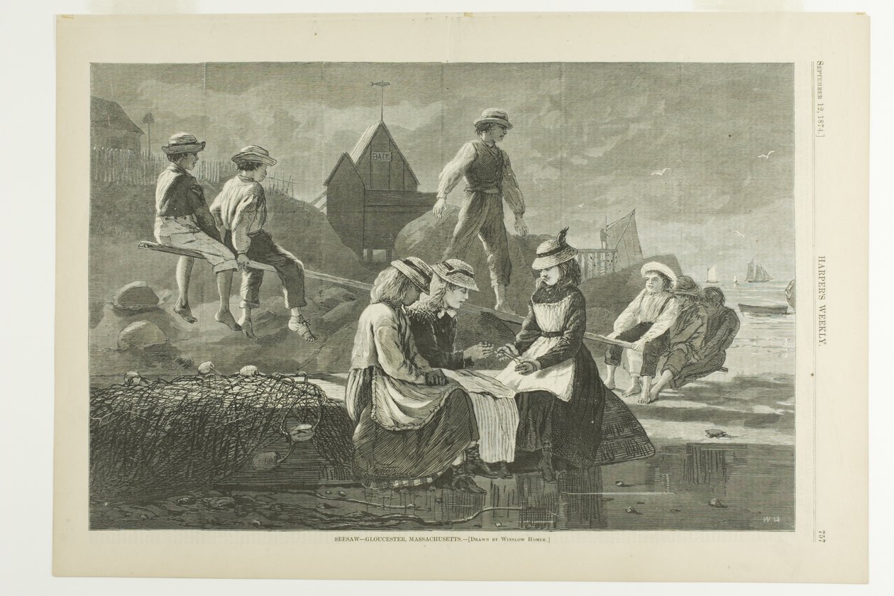 Wippe Gloucester von Winslow Homer