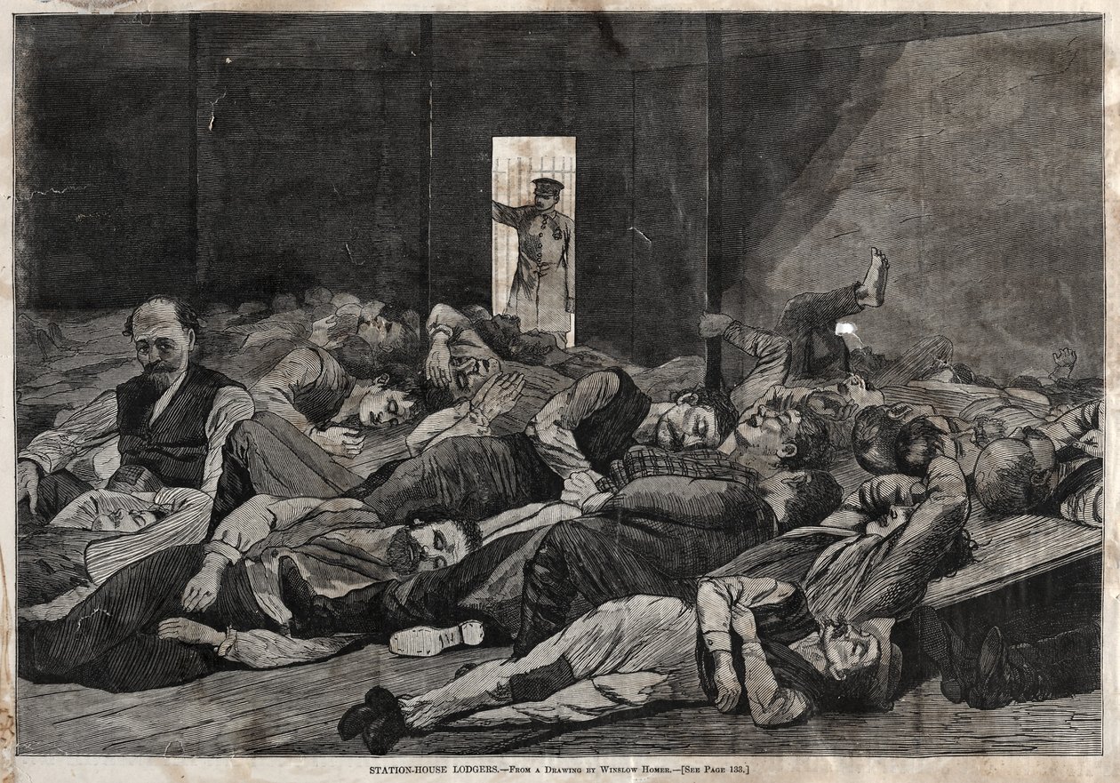 Bahnhofshausbewohner von Winslow Homer