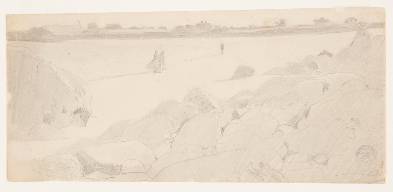 Studie für "Felsenküste und Möwen" von Winslow Homer