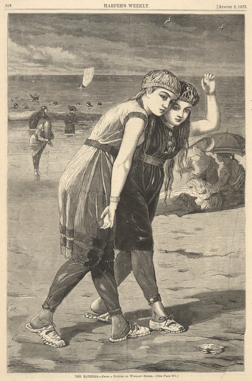 Die Badenden, aus Harper von Winslow Homer