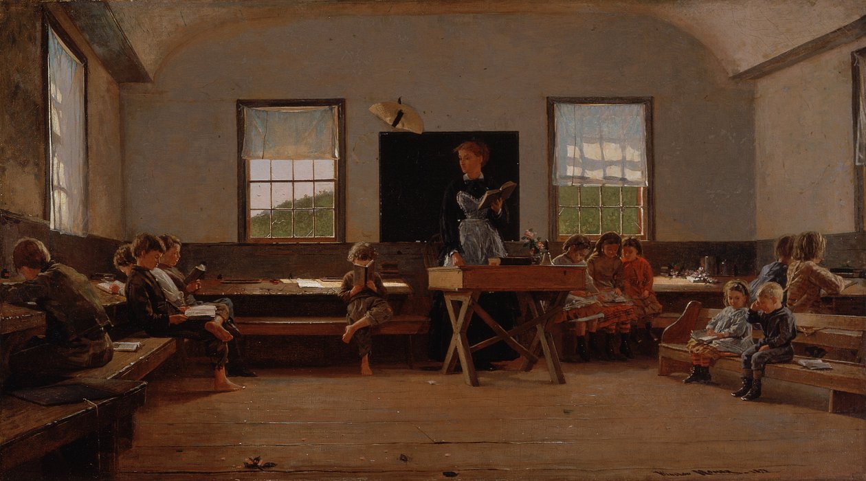Die Dorfschule von Winslow Homer