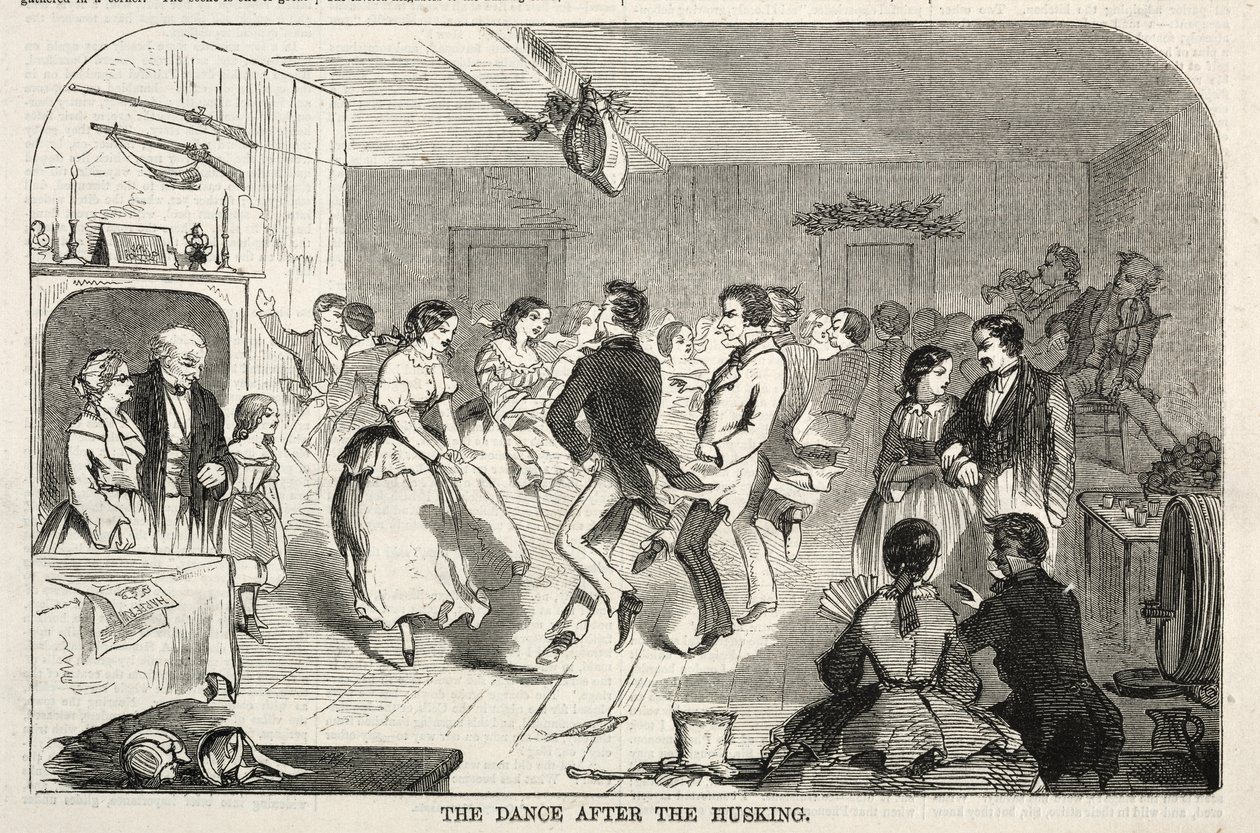 Der Tanz nach dem Entkörnen von Winslow Homer
