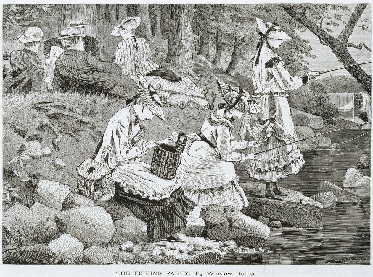 Die Angelgesellschaft von Winslow Homer