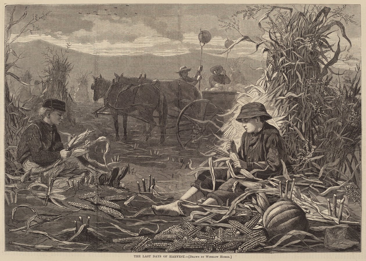 Die letzten Tage der Ernte, veröffentlicht 1873 von Winslow Homer