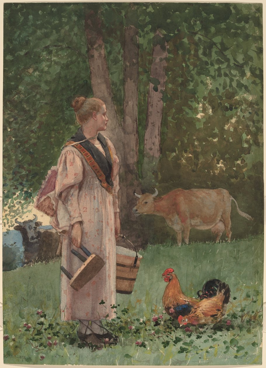Die Milchmagd von Winslow Homer
