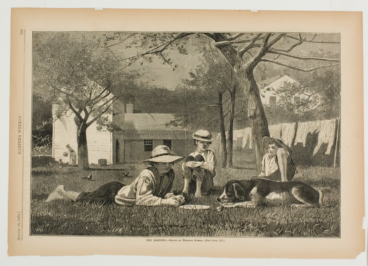 Die Mittagspause von Winslow Homer