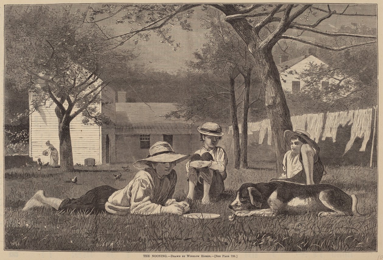 Die Mittagspause von Winslow Homer