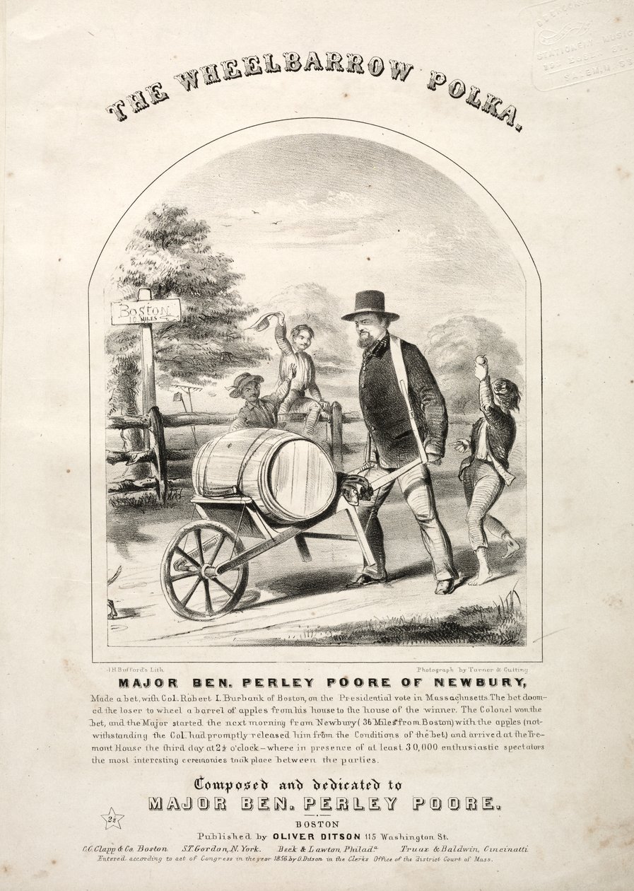 Die Schubkarren-Polka - Notenblatt von Winslow Homer
