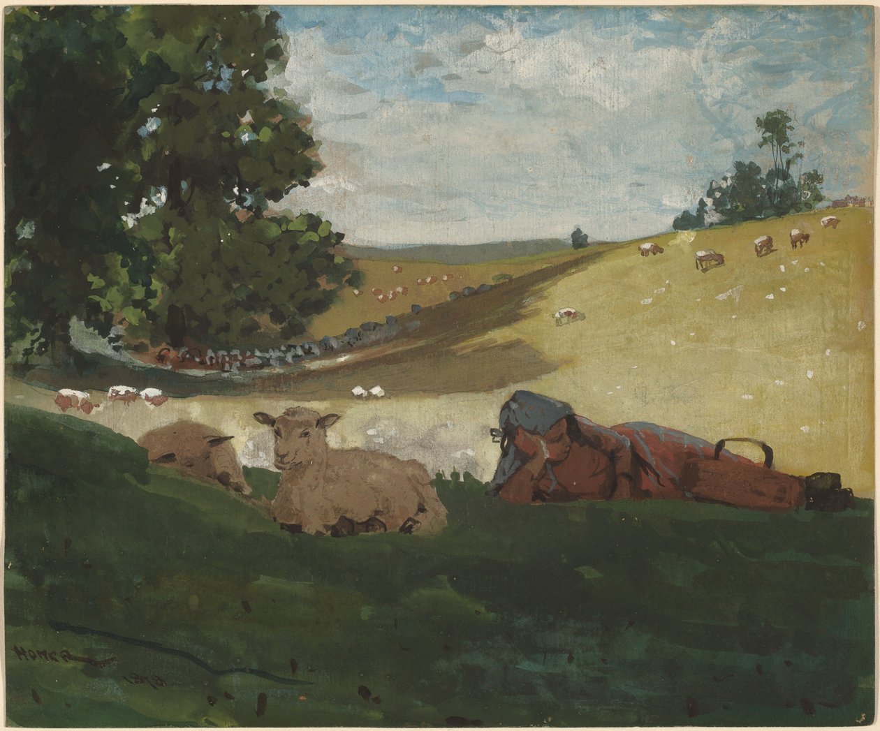 Warmer Nachmittag von Winslow Homer