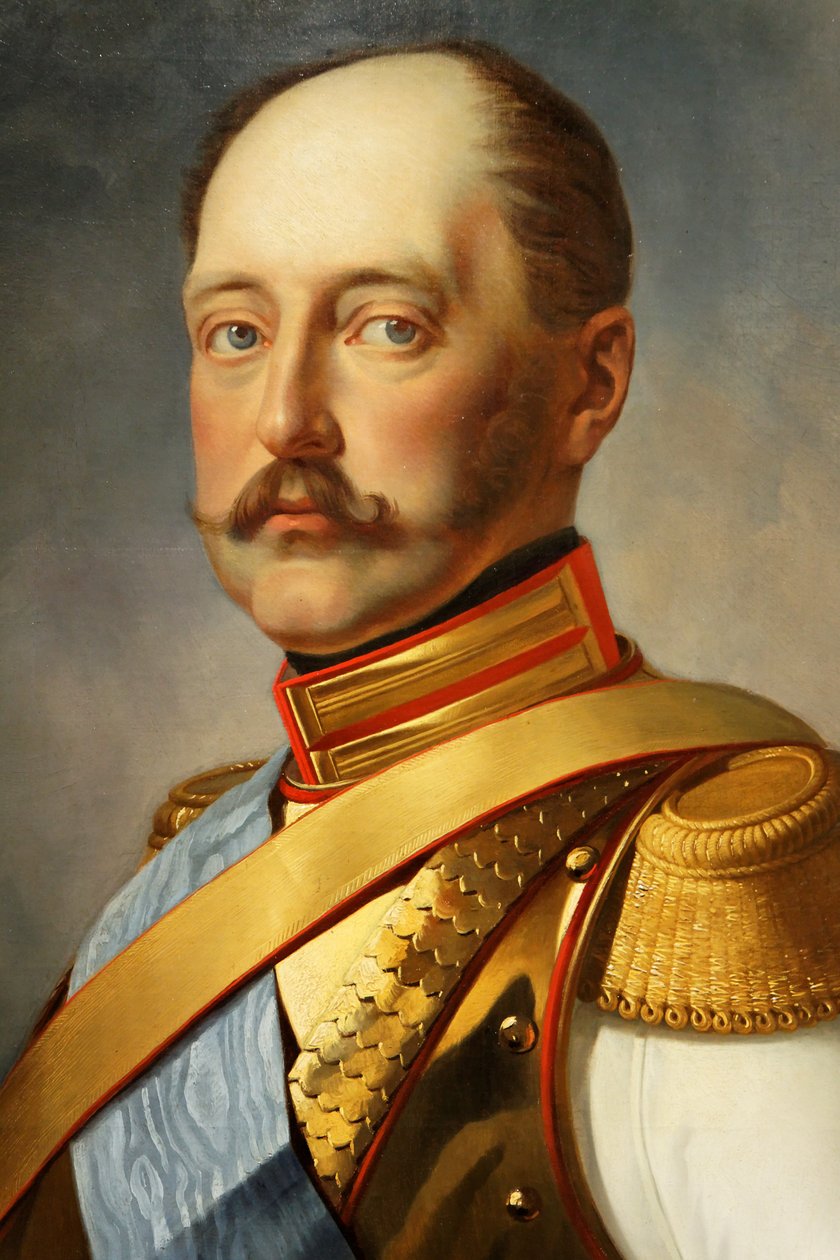 Porträt von Nicolas I. (Detail) von Wladimir Swertschkoff