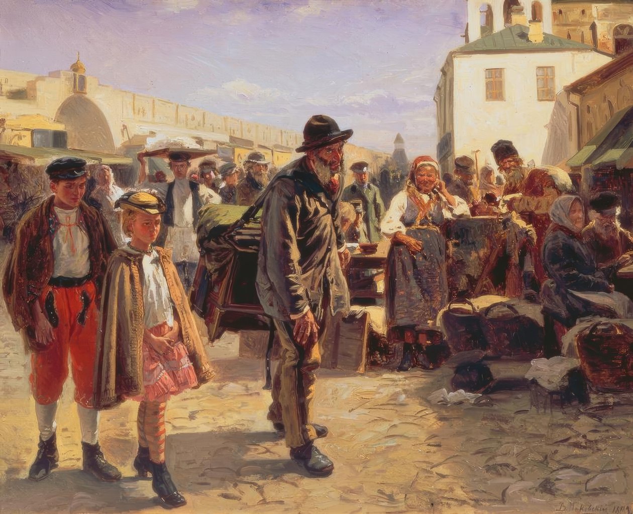 Der Leierkastenmann von Wladimir Jegorowitsch Makowski