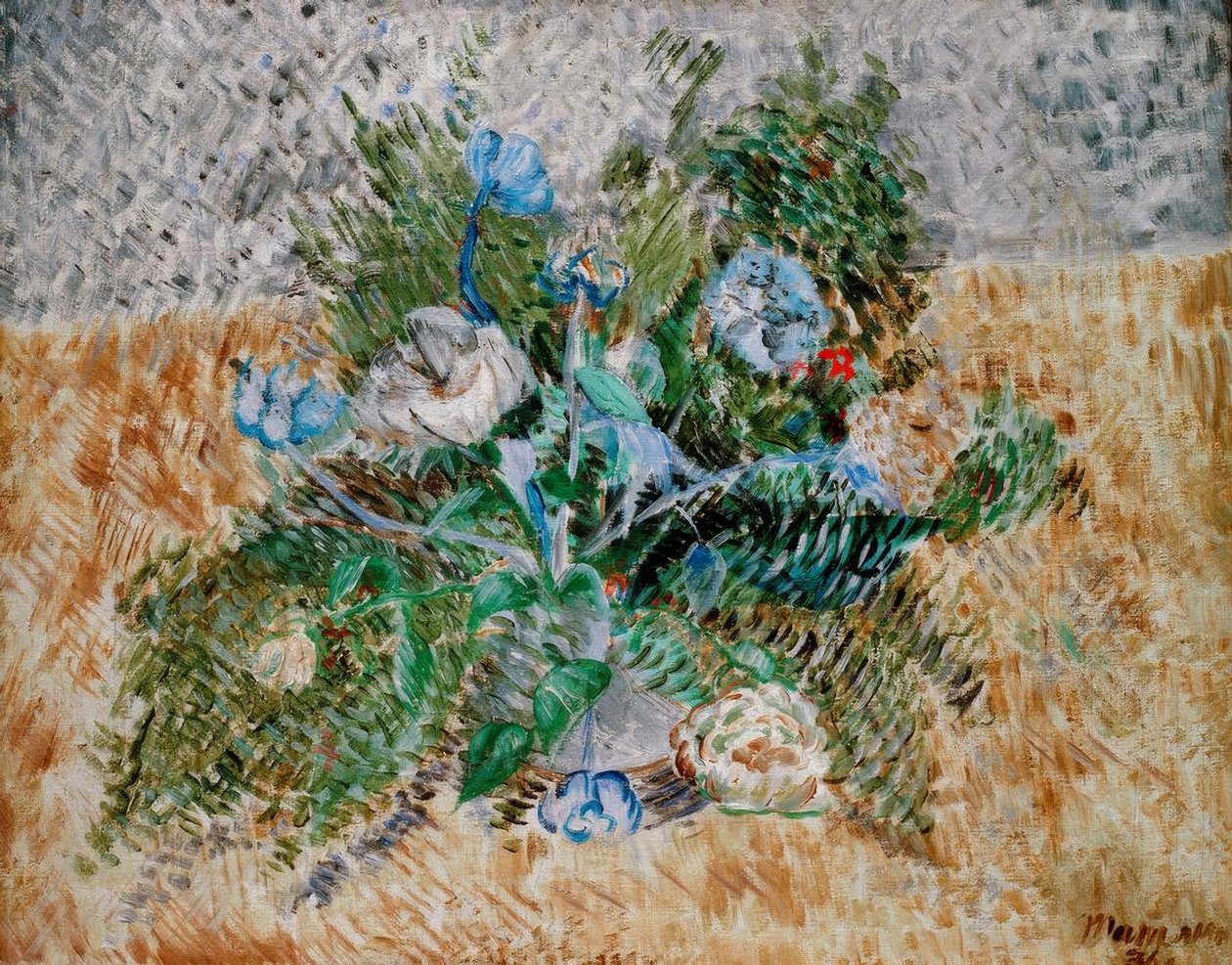Blaue Blumen von Wladimir Jewgrafowitsch Tatlin