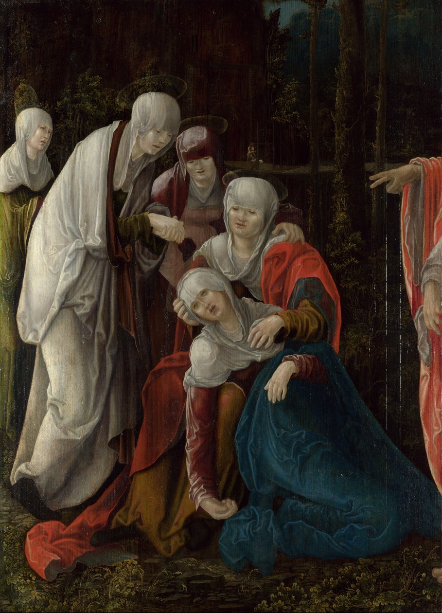 Christus nimmt Abschied von seiner Mutter von Wolf Huber