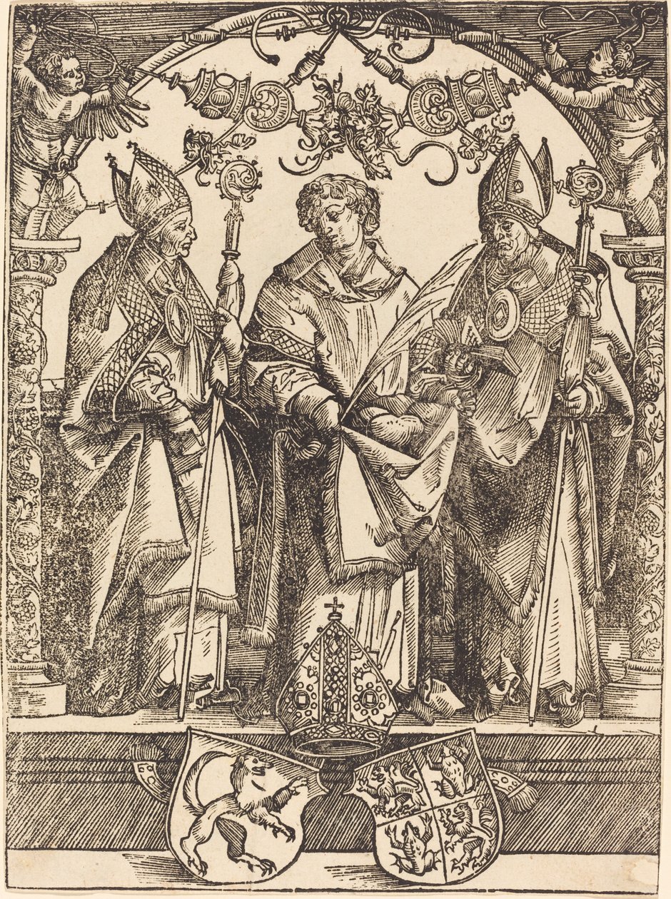 Heilige Maximilian, Stephan und Valentin von Wolf Traut